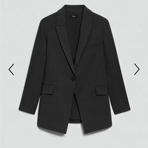 Theory Etiennette Blazer in Good Wool - Black 00